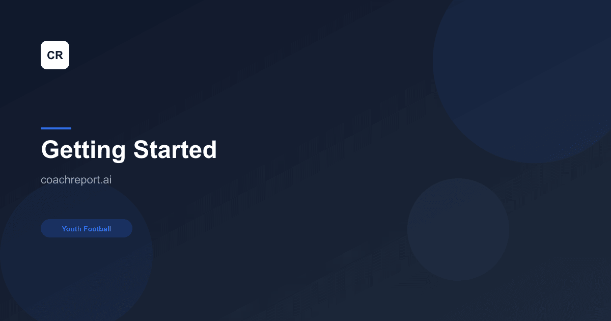 Getting Started with Player Development Reports
